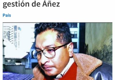 El juez Andrés Franz Zabaleta Callisaya de La Paz -que sin tener competencia- supuestamente…