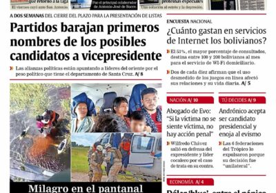 Buenos días, estimados seguidores. Les presentamos la #portada de nuestra edición impresa de hoy,…