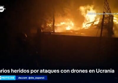 #Rusia lanza ataque masivo de drones contra #Ucrania El presidente ucraniano #Zelenski acusa a…