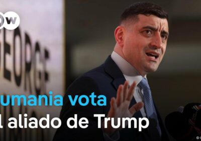 Rumania: candidato ultraderechista cercano a Trump gana primera vuelta de elecciones presidenciales El candidato…
