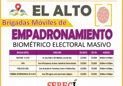 #GrupoFides | #ANF Conozca los lugares y horarios de atención del empadronamiento masivo en…