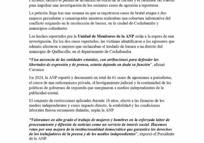 #GrupoFides | #ANF En vísperas del Día del Periodista, los diarios independientes representados por…