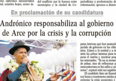Evo se farreó el gas, derrochó dólares, nos hundió en corrupción y llenó de…