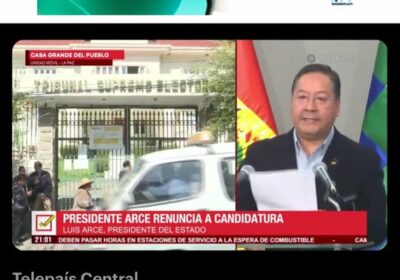 Arce renuncia a su candidatura. Eso significa que las corrientes del masismo participarán unidos…