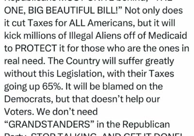 🇺🇸 | Trump urge al Partido Republicano a respaldar “The One, Big Beautiful Bill”,…