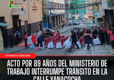 #GrupoFides | #ANF Con motivo del 89 aniversario del Ministerio de Trabajo, este sábado…