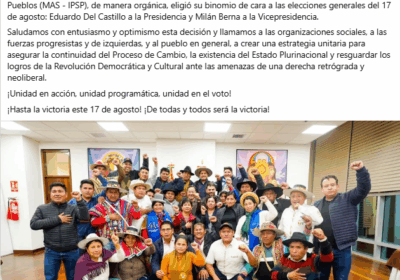 #GrupoFides | #Política «Saludamos con entusiasmo y optimismo esta decisión», manifestó el presidente Luis…