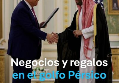 Las imágenes más impactantes y las críticas a la gira de Trump por el…