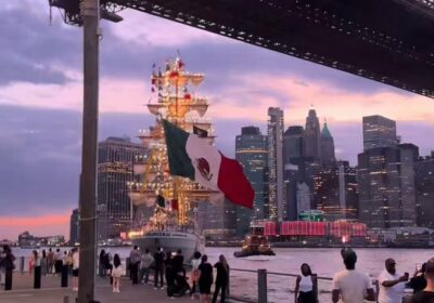 🇺🇸🇲🇽 | URGENTE — Buque escuela de la Armada de México choca contra el…