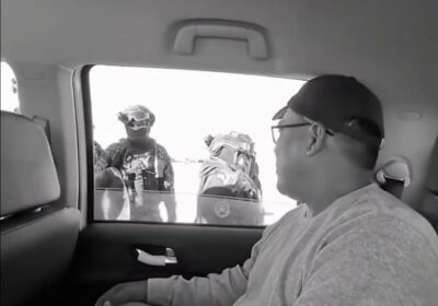 !Que prevención! !Que prevención! Con molestia Diputado Arce accede a control policial en carretera