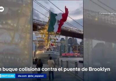 Buque escuela de la Armada mexicana choca contra el puente de Brooklyn: dos muertos…