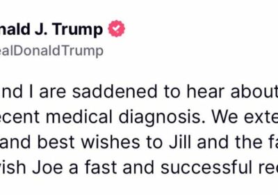 🇺🇸 | Donald Trump: «Melania y yo estamos tristes al enterarnos del reciente diagnóstico…