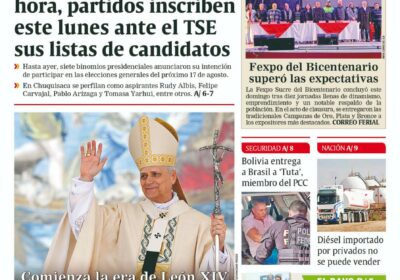 Buenos días, estimados seguidores. Les presentamos la #portada de nuestra edición impresa de hoy,…
