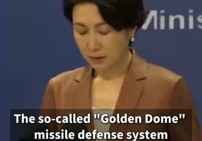🇨🇳🇺🇸 | ÚLTIMA HORA — China advierte que el “Golden Dome” de Trump violaría…