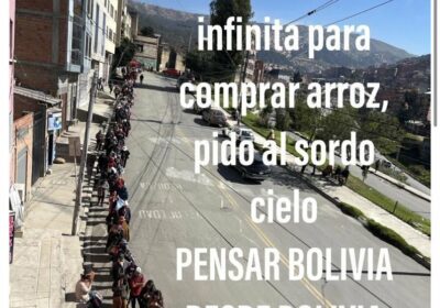 María Galindo a propósito del Foro Bolivia 360 que se desarrolla en la universidad…
