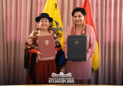 Condenamos que el gobierno de Luis Arce haya enviado a la canciller del Estado…