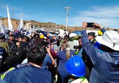 El presidente Luis Arce inauguró este sábado la doble vía Sucre-Yamparáez. Video: CORREO DEL…