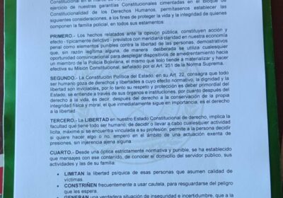 Piden medidas legales pertinentes. “Actos dolosos, intimidatorios, de amenaza”. Así califican los sectores pasivo…