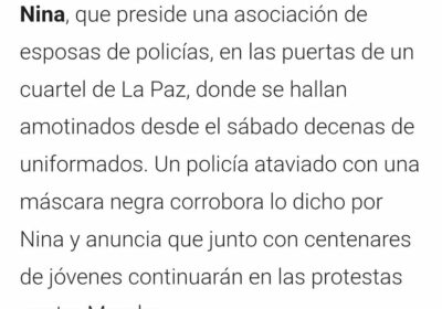 Ruth Nina pidió en 2019 la renuncia de Evo Morales. Es más, lo llamó…