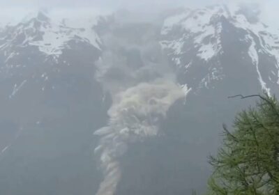 🇨🇭 | Imágenes del colapso del glaciar Birch, en Suiza, que provocó avalanchas de…