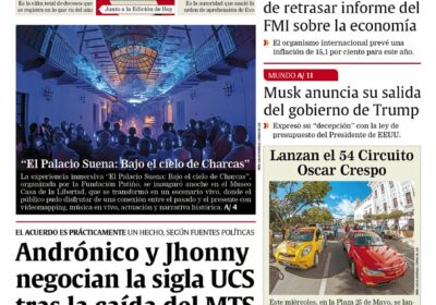 Buenos días, estimados seguidores. Les presentamos la #portada de nuestra edición impresa de hoy,…