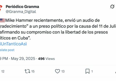 🇨🇺🇺🇸 | ÚLTIMA HORA — Granma, el periódico oficial del régimen comunista, admitió por…