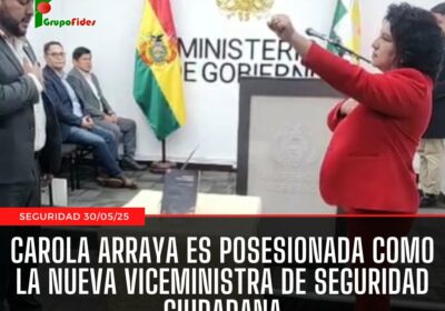#GrupoFides | #ANF Carola Arraya fue posesionada este viernes como la nueva viceministra de…
