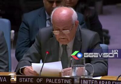 El embajador palestino ante la ONU rompe a llorar en el Consejo de Seguridad.…