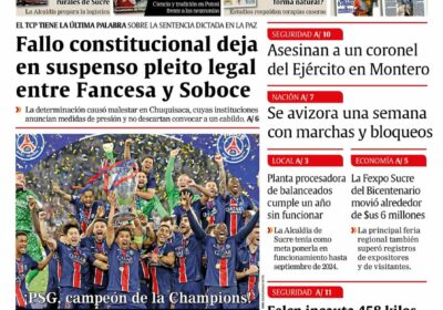 Buenos días, estimados seguidores. Les presentamos la #portada de nuestra edición impresa de hoy,…