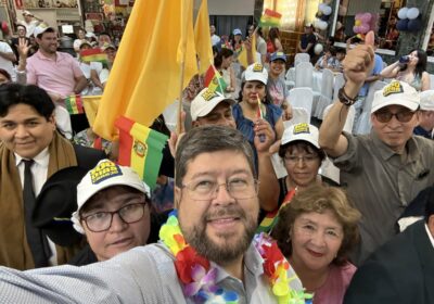 En Madrid me reuní con la comunidad boliviana que se encuentra preocupada por las…