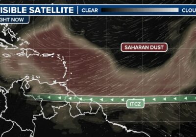 🇺🇸 | ATENCIÓN — Una gigantesca nube de polvo del Sahara cubrirá el sureste de…