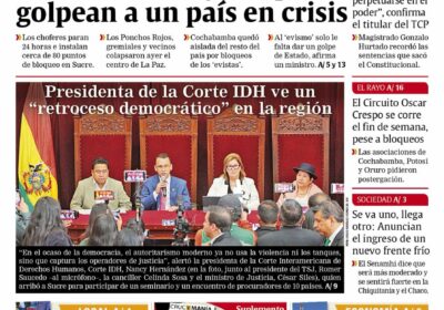 Buenos días, estimados seguidores. Les presentamos la #portada de nuestra edición impresa de hoy,…
