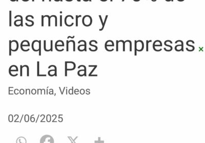 Cada día que pasa la situación económica se agrava, los pequeños y medianos emprendimientos…