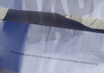 “NO SIGAN OPERANDO EN EL CHAPARE O DE NUEVO ENVIAREMOS GENTE” Lanzan estos papeles…