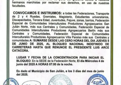#SantaCruz La Ruta Santa Cruz- Trinidad y ruta bioceanica que conecta con Brasil amanecerá…