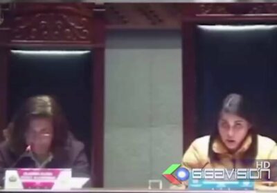 #LaPaz La senadora Claudia Egüez se desmayó en plena sesión en la cámara de…