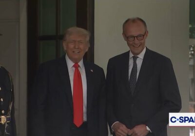 🇺🇸🇩🇪 | ÚLTIMA HORA — El presidente Trump recibe en la Casa Blanca al…