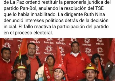 El plan del imperio se consuma mediante un Tribunal Constitucional que actúa como francotirador:…