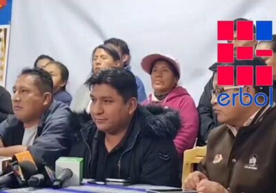 El dirigente del Trópico, Vicente Choque, denuncia que el Gobierno estaría alistando una intervención…