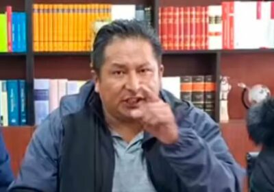 Dirigente “evista” Enrique Mamani que amenazó a vocales del TSE fue enviado a la…