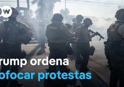 Guardia Nacional llega a Los Ángeles para reprimir protestas contra redadas Tropas de la…