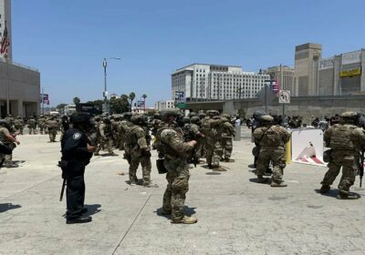 Urgente: Trump envía y despliega alrededor de 700 marines para contener protestas en Los…