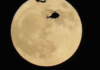 🇺🇸 | IMPRESIONANTE: Un hombre de Chicago capturó el momento en que un helicóptero…