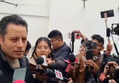 El candidato vicepresidencial Edman Lara cuestiona las razones por las cuales la Policía no…