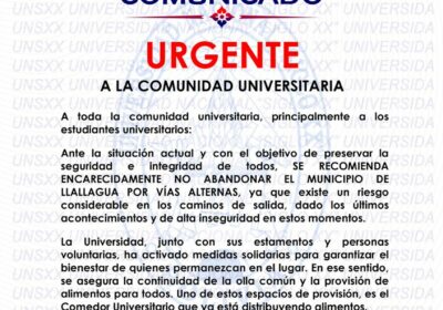 #GrupoFides | #ANF Ante los hechos de violencia en Llallagua, la Universidad Nacional Siglo…