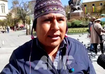#GrupoFides | #ANF #LaPaz El dirigente de la CSUTCB «arcista» Julián Mamani considera que…