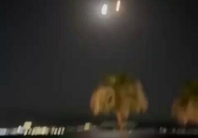 🇮🇱🇮🇷 | LO ÚLTIMO: El momento de una intercepción en Eilat hace un momento.…