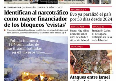 Buenos días, estimados seguidores. Les presentamos la #portada de nuestra edición impresa de hoy,…