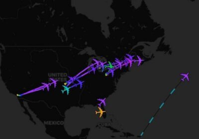 🇺🇸 | Al menos 24 aviones cisterna militares estadounidenses en el aire en camino…