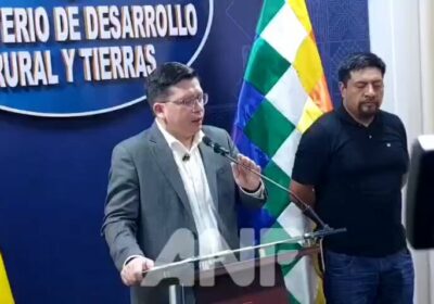 #GrupoFides | #ANF #LaPaz El ministro Sergio Cusicanqui lamenta la ausencia del presidente del…